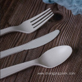100% Compostable Forks Spoons Knives Cutlery Combo Set